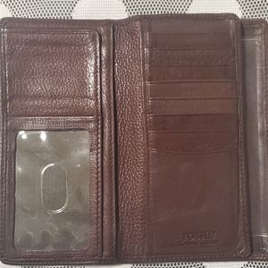 Leather Fossil Wallet
